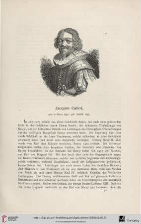 3: Jacques Callot : geb. in Nancy 1592, gest. daselbst 1635