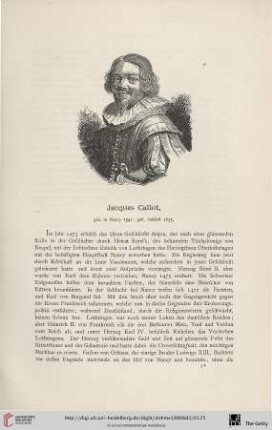 3: Jacques Callot : geb. in Nancy 1592, gest. daselbst 1635