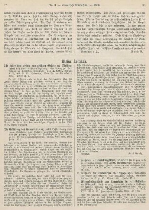 87-94 Kleine Kritiken