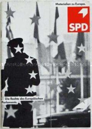 Informationsschrift der SPD über das Europa-Parlament
