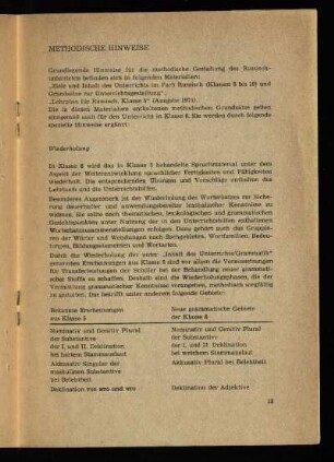 Methodische Hinweise