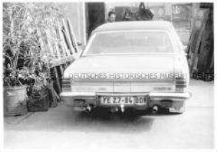 Opel-Diplomat, Rückansicht