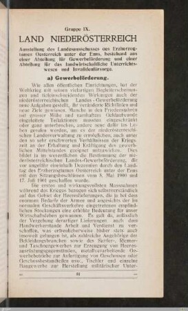 IX. Land Nieder-Oesterreich
