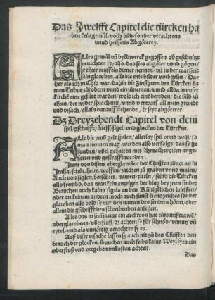 Dz Dreyzehendt Capitel von dem spil/ gschrifft/ brieff ...