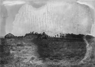 Siedlung : Blick über eine Wiese auf eine Siedlung südlich des Viktoriasees