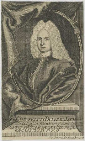 Bildnis des Cornelius Ditericus Koch