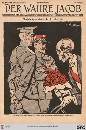 Nr. 898 (1920) (Neujahrsausgabe)