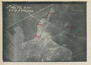 Foto des Geländes bei der Beau Séjour Ferme nordwestlich von Laneuveville-aux-Bois (Luftbild)