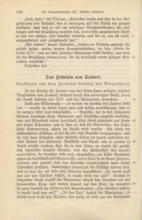 Das Fräulein von Scuderi