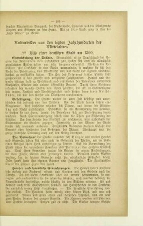 Kulturbilder aus den letzten Jahrhunderten des Mittelalters