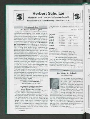 Die Börner Speeldeel spielt