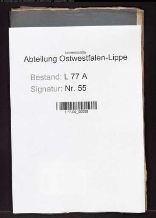 Aufnahme von Einliegern in der Bauerschaft Berlebeck