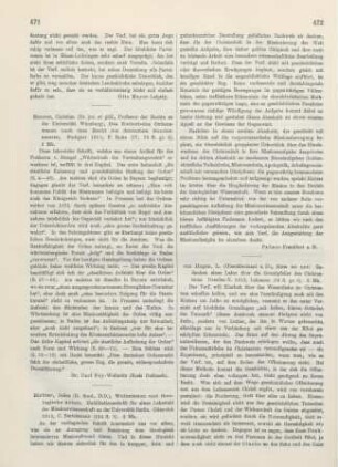 472-473 [Rezension] Hagen, L. von, Eins ist not!