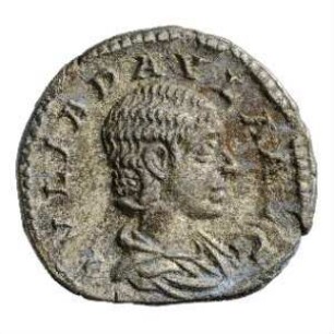 Münze, Denar, 219 - 220 n. Chr.