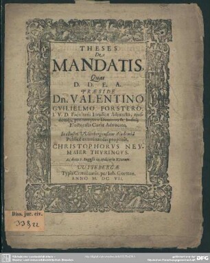 Theses de mandatis