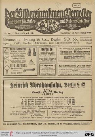 Nr. 46 (14. November 1925)