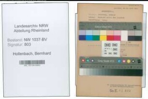 Entnazifizierung Bernhard Hollenbach , geb. 21.06.1902 (Lehrer)