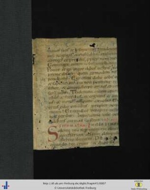 [4rv] Commune sanctorum: In natale plurimorum martyrum (3 Evangelien).