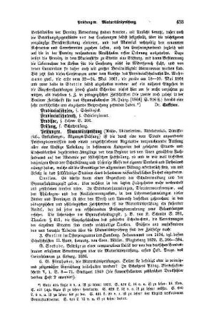 Provincialschulen, s. Schulbezirk