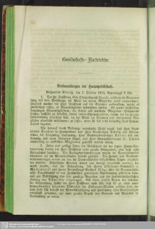 Gesellschafts-Nachrichten