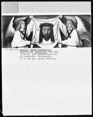 Eschacher Altar — Das Schweißtuch der heiligen Veronika