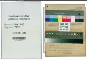 Entnazifizierung Otto Hentrich , geb. 01.10.1887 (Stadtinspektor)