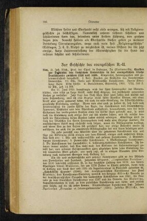Zur Geschichte des evangelischen R.-U.