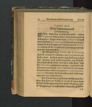 Caput XLII. Von Leuterung und Oberleuterung.