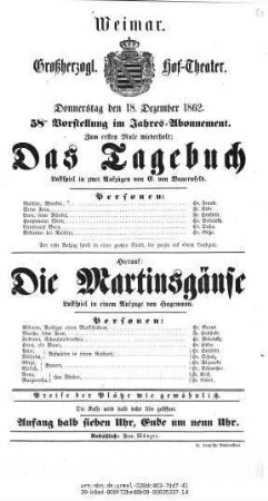 Das Tagebuch