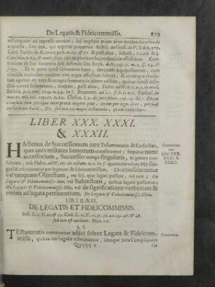 Liber XXX. XXXI. & XXXII.