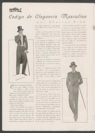 Código de elegância masculina