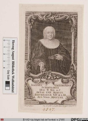 Bildnis Johann Sigismund Schifflin