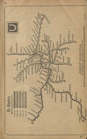 Karte: U-Bahn