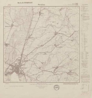 2649 (alte Nr.: 1236) Prenzlau, Meßtischblatt (4cm - Karte)