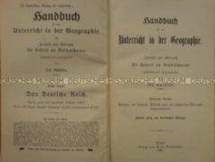 Lehrbuch der Geographie für den Unterricht an Volksschulen
