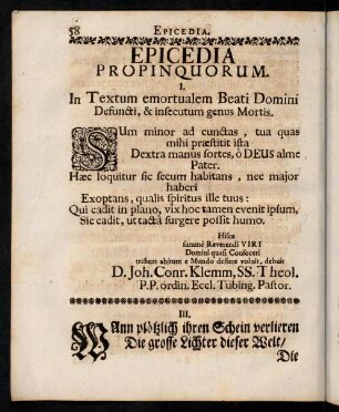 58-80, Epicedia Propinquorum.