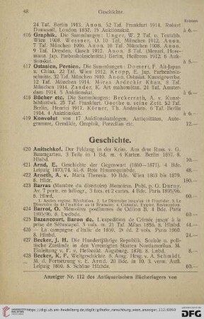 Geschichte (Nr. 420 - 504)