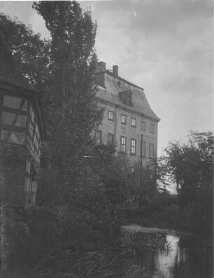 Wiederau, Schloss : Wiederau. Schloß (1705, J. G. Fuchs). Wasserseite
