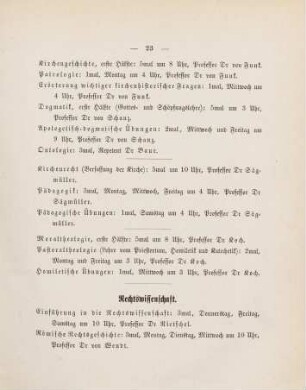 23-26, Rechtswissenschaft