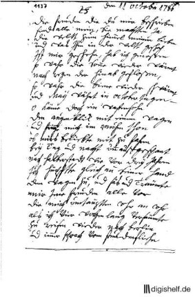 1137: Brief von Anna Louisa Karsch an Johann Wilhelm Ludwig Gleim