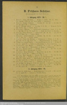 2. Jahrgang 1873-79