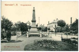 Warnsdorf. Kriegerdenkmal