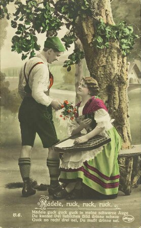 Mädele ruck, ruck, ruck - Mädele guck guck guck [...]
