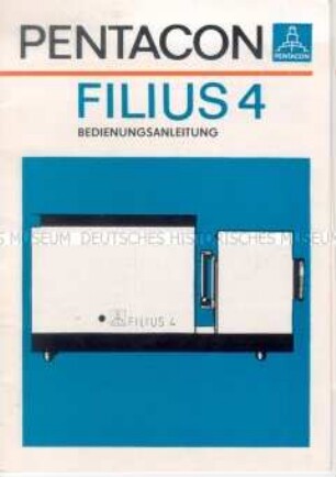 Bedienungsanleitung, Rechnung und Garantieschein zum Diaprojektor "Pentacon FILIUS 4"