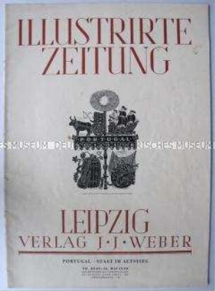 Wochenzeitschrift "Illustrirte Zeitung" u.a. über Portugal