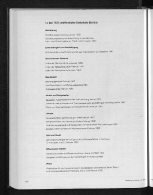Im Mai 1982 veröffentlichte Statistische Berichte
