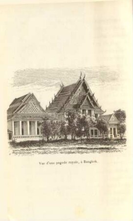 Vue d'une pagode royale, à Bangkok