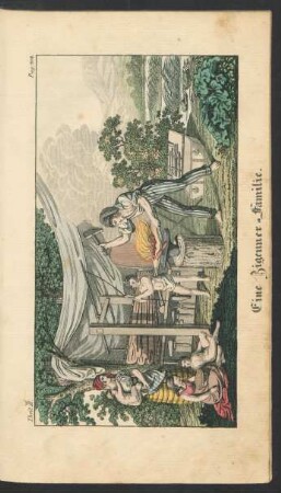 Tafel: Eine Zigeuner-Familie.