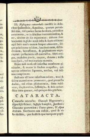 Cataracta.