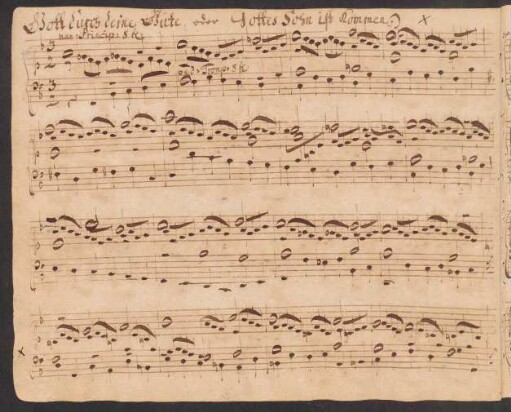 Gott durch deine Güte; org; F-Dur; BWV 600